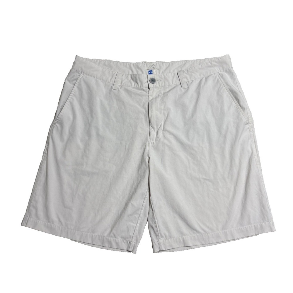 Southern Tide T3 Gulf Performance Shorts Men 36 Seagull Gray UV 50+ Golf Fishing